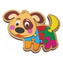 Quebra cabeça cachorro 7 peças