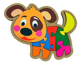 Quebra Cabeça Cachorro Brinquedo Educativo Pedagógico 773