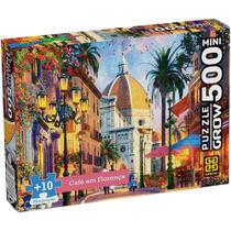 Quebra cabeca cafe em florenca 500 mini pecas grow