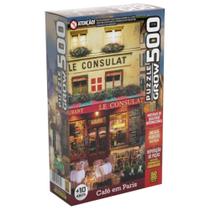 Quebra cabeca cafe em paris 500 pecas grow