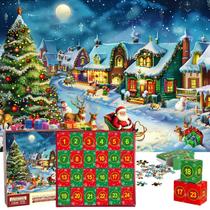 Quebra-cabeça: Calendário do Advento CIYOJA 2024 com 1000 peças para todos Quebra-cabeça: Calendário do Advento CIYOJA 2024 com 1000 peças para todos