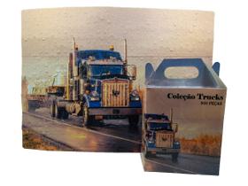 Quebra Cabeça Caminhão de 300 peças + Chaveiro presente