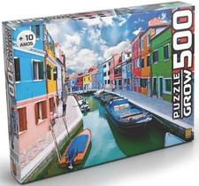 Quebra-Cabeça Canal De Burano 500 Peças - Grow 03457