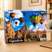 Quebra Cabeca Capadocia 500pçs Balao Paisagem Arte Jogo Cor Quebra Cabeca Capadocia 500pçs Balao Paisagem Arte Jogo Cor