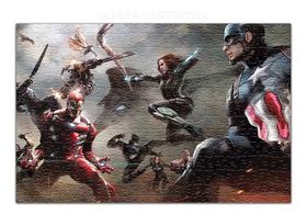 Quebra Cabeça Capitão America Guerra Civil 60 Peças