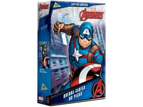 Quebra-Cabeça Capitão América Vingadores 60 Peças - Toyster Quebra-Cabeça Capitão América Vingadores 60 Peças - Toyster