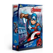 Quebra-Cabeça Capitão América Vingadores 60 Peças - Toyster Quebra-Cabeça Capitão América Vingadores 60 Peças - Toyster