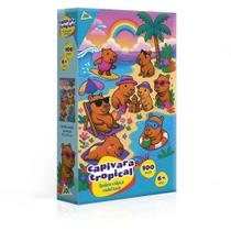 Quebra-Cabeça Capivara Metalizado 100 Peças Toyster Brinquedos Quebra-Cabeça Capivara Metalizado 100 Peças Toyster Brinquedos