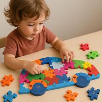 Quebra cabeça CARRO 26 PC LINHA MONTESSORI