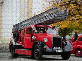 Quebra-Cabeça Carro Bombeiros 300 Peças Herois Que Encantam