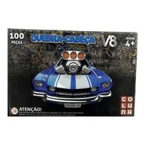 Quebra Cabeça Carro Mustang V8 100 Peças Quebra Cabeça Carro Mustang V8 100 Peças
