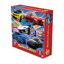 Quebra-Cabeça - Carros de Corrida - 150 Peças - GGB Brinquedos