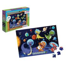 Quebra-Cabeça Cartão Fofossauros Planetas 150 peças Xalingo