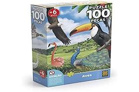 Quebra-Cabeca Cartonado Aves 100 Pecas Quebra-Cabeca Cartonado Aves 100 Pecas