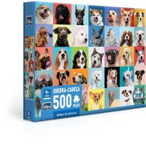 Quebra-cabeca cartonado cachorros mosaico 500pcs - TOYSTER