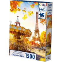 QUEBRA-CABEÇA Cartonado Carrosel de Paris 1500 Peças QUEBRA-CABEÇA Cartonado Carrosel de Paris 1500 Peças