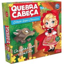 Quebra-cabeça Cartonado Chapéuzinho Vermelho 80 Peças Quebra-cabeça Cartonado Chapéuzinho Vermelho 80 Peças