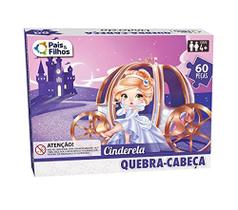 Quebra-Cabeca Cartonado Cinderela 60Pcs