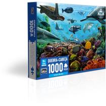 QUEBRA-CABEÇA Cartonado Criaturas Marinhas 1000 Peças