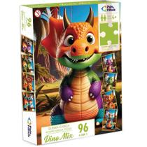 QUEBRA-CABECA Cartonado Dino MIX 96 Pecas QUEBRA-CABECA Cartonado Dino MIX 96 Pecas