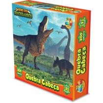 QUEBRA-CABECA Cartonado Dinossauros 200 Pecas - Lumo