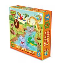 Quebra-cabeça Cartonado Festa Dos Animais 60pcs Ggb Plast NF