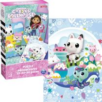 QUEBRA-CABECA Cartonado GABBYS Dollhouse 48PCS