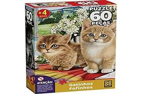 Quebra-Cabeca Cartonado Gatinhos Fofinhos P60