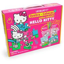 QUEBRA-CABECA Cartonado Hello KITTY para Colorir 4EM1 KIT