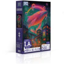 QUEBRA-CABEÇA Cartonado Hora do RUSH 500 Peças Nano