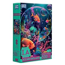 Quebra-cabeca cartonado ia oceano cintil.500pcs nano unidade 3121 - toyster