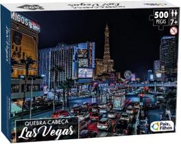 Quebra-Cabeça Cartonado Imagem Las Vegas 500Pçs Pais&Filhos