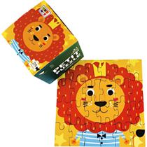 QUEBRA-CABECA Cartonado Petit Leao 24 Pecas 14X14CM