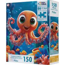 Quebra-cabeça Cartonado Polvo 150 Peças Pais & Filhos