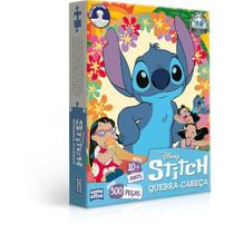 Quebra-Cabeca Cartonado Stitch 500 Pecas Quebra-Cabeca Cartonado Stitch 500 Pecas