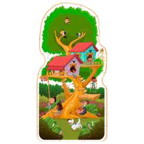Quebra-Cabeça Casa Da Arvore Brinquedo Infantil Gigante 24 Peças Em Madeira - NIG BRINQUEDOS Quebra-Cabeça Casa Da Arvore Brinquedo Infantil Gigante 24 Peças Em Madeira - NIG BRINQUEDOS