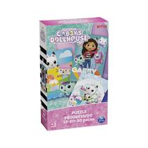 Quebra cabeça casa mágica da gabby progressivo - grow 04371 Quebra cabeça casa mágica da gabby progressivo - grow 04371