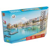 Quebra cabeca castellammare del golfo panoramico 1500 pecas grow