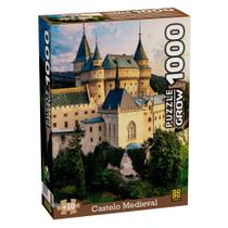 Quebra Cabeça Castelo Medieval 1000 Peças Grow - 04256