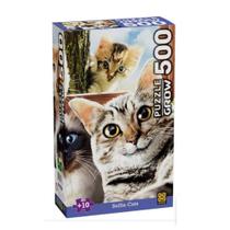 Quebra-Cabeça Cats Puzzle 500 Peças Grow