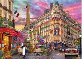 Quebra-Cabeça Ceaco 1000 Peças - Cidades Bonjour Paris de David Maclean