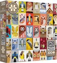 Quebra-cabeça Ceaco Bird Geometric 300 peças Space Saver