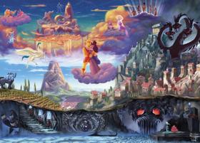 Quebra-Cabeça Ceaco Disney Hercules Thomas Kinkade - 1000 Peças Quebra-Cabeça Ceaco Disney Hercules Thomas Kinkade - 1000 Peças
