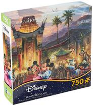 Quebra-Cabeça Ceaco Disney Mickey e Minnie - Thomas Kinkade - 750 Peças