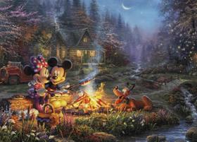 Quebra-Cabeça Ceaco Disney Thomas Kinkade Mickey & Minnie - 1000 Peças