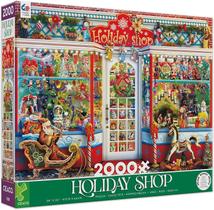 Quebra-cabeça Ceaco Holiday Shop 2000 peças Quebra-cabeça Ceaco Holiday Shop 2000 peças
