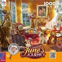Quebra-cabeça Ceaco June's Journey Estate Parlor 1000 peças Quebra-cabeça Ceaco June's Journey Estate Parlor 1000 peças
