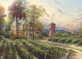Quebra-cabeça Ceaco Thomas Kinkade Abundant Harvest 1000 peças