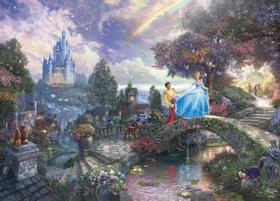 Quebra-Cabeça Ceaco Thomas Kinkade Disney Cinderela - 1000 Peças