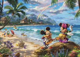 Quebra-cabeça Ceaco Thomas Kinkade Disney Mickey & Minnie